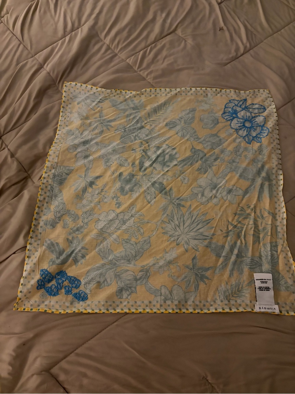Urban Outfitters Floral Scarf/Bandana - Picture 3 of 7
